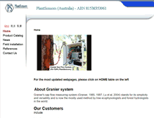 Tablet Screenshot of plantsensors.com